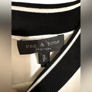 Rag & Bone black and white silk tank, great with jeans or for work